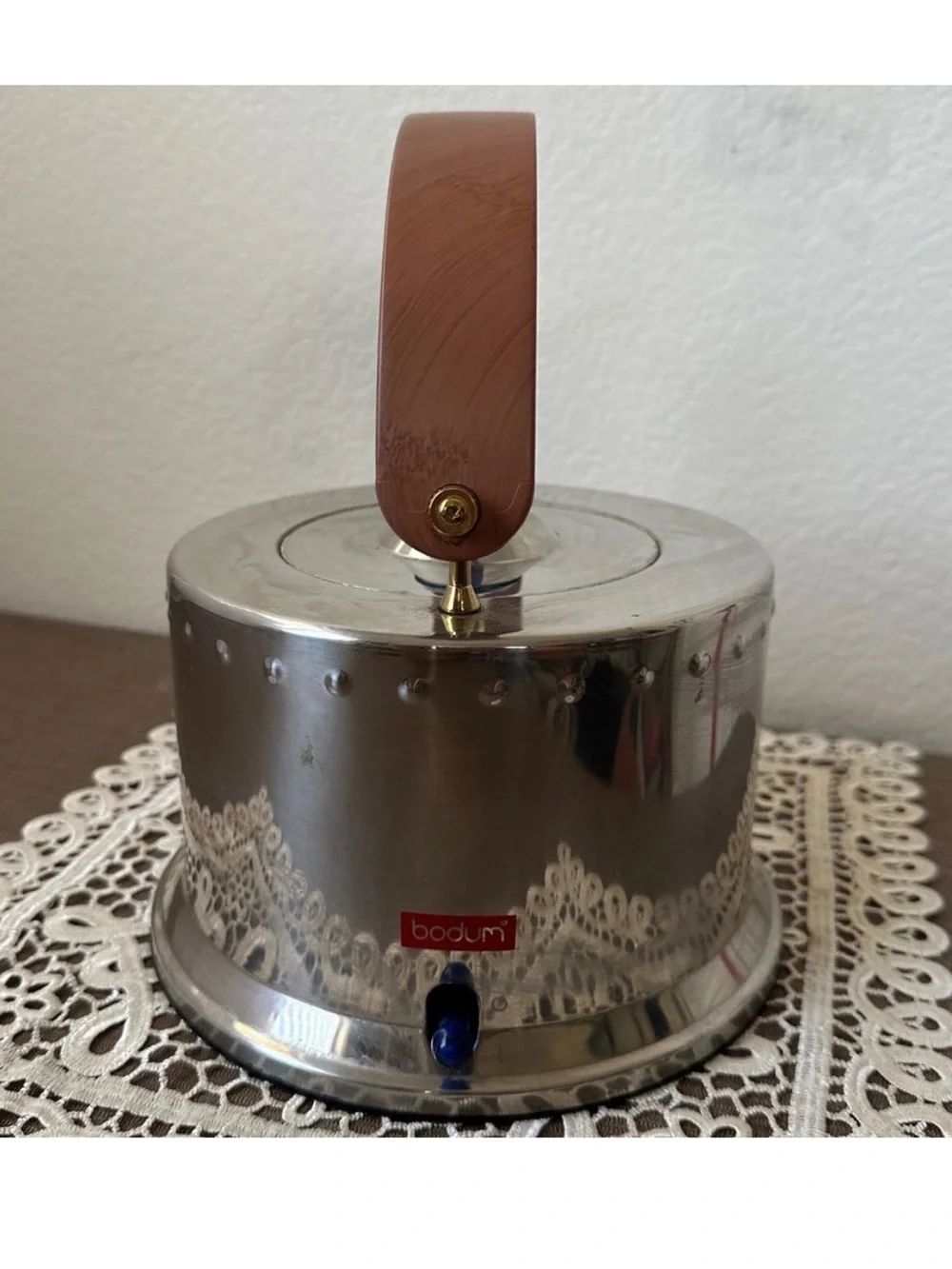 Vintage Bodum Electric Kettle 12019 Stainless Steel Replacement No Base